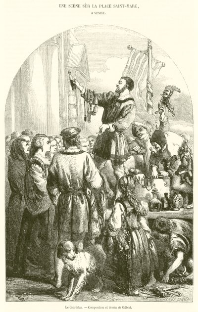 The Charlatan（彫刻 作： French School