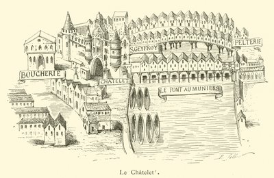 Le Chatelet (彫刻) 作： French School