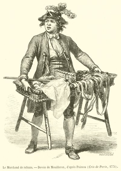 ル・マルシャン・ド・ルバン（版画 作： French School