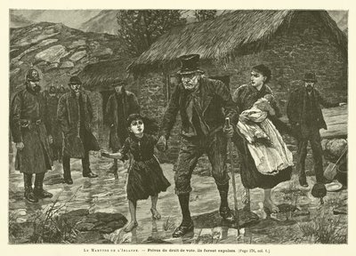 The Martyrdom Of Ireland（アイルランドの殉教）」（エングレービング 作： French School