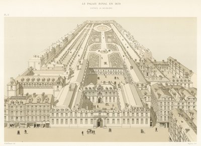 1679年の王宮、DApres La Boissiere 作： French School