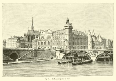 1859年の正義の宮殿 作： French School