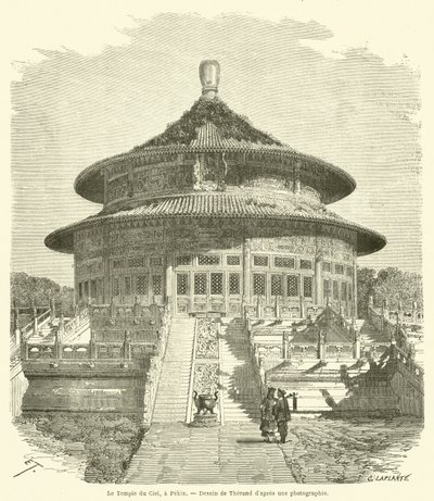 北京の天壇(彫刻) 作： French School