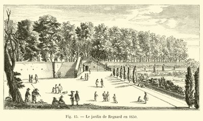 1650年のレナードの庭園 作： French School