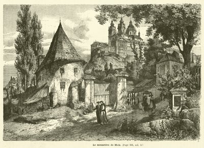 Le monastere de Melk (エングレービング) 作： French School