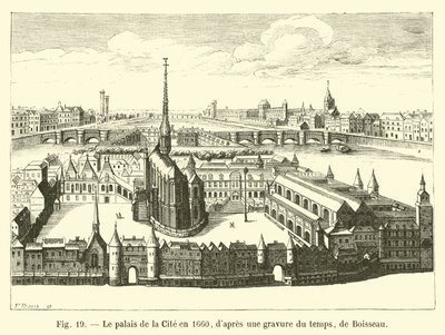 ボワソーによる1660年のパレドラシテ 作： French School