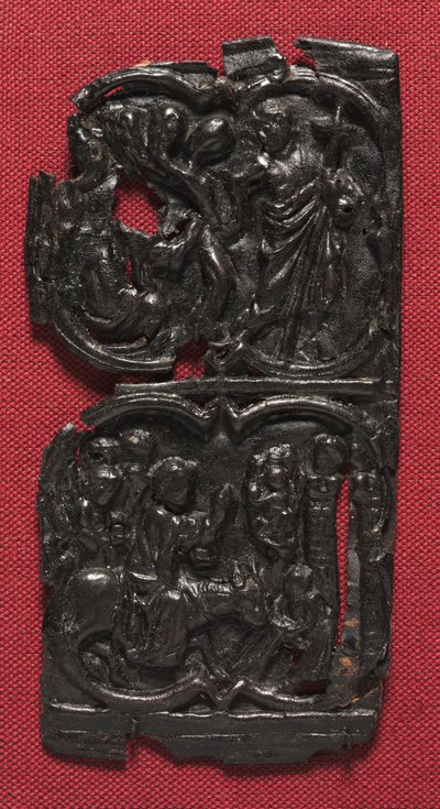 レザーパネル、c.1350-1400 作： French School