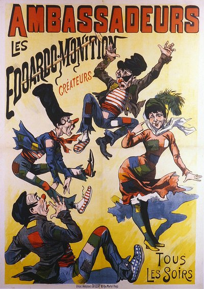 The Ambassadors」ポスター（カラーリトグラフ） 作： French School