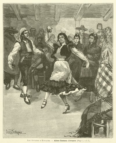 The Gitanos Of Spain （版画 作： French School
