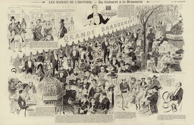 歴史の余白、キャバレーからブラッスリーへ（彫刻作品 作： French School