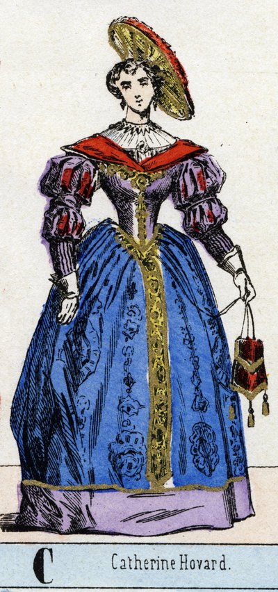 レターCをCatherine HovardまたはCatherine Howard（KatherineまたはKatheryn 作： French School