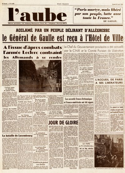 解放（第一次世界大戦 作： French School