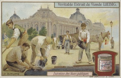 道路整備を特徴とするLiebigカード 作： French School