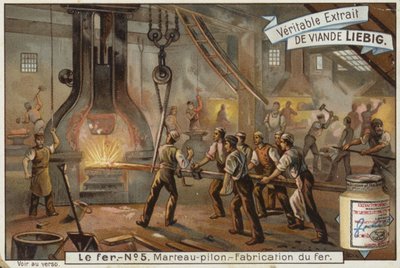 鉄産業を特徴とするリービックカード 作： French School