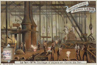鉄産業を特徴とするリービックカード 作： French School