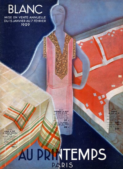 リネン。 1929年（彫刻） 作： French School
