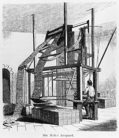 ジョセフマリージャカード（1752-1834）によって設計された織機19世紀後半 作： French School