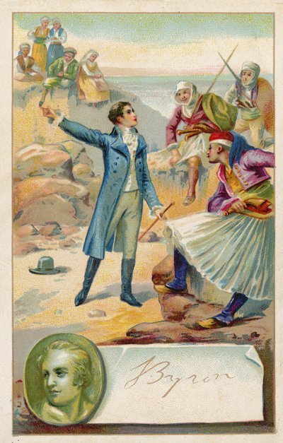 バイロン卿、英国の詩人 作： French School