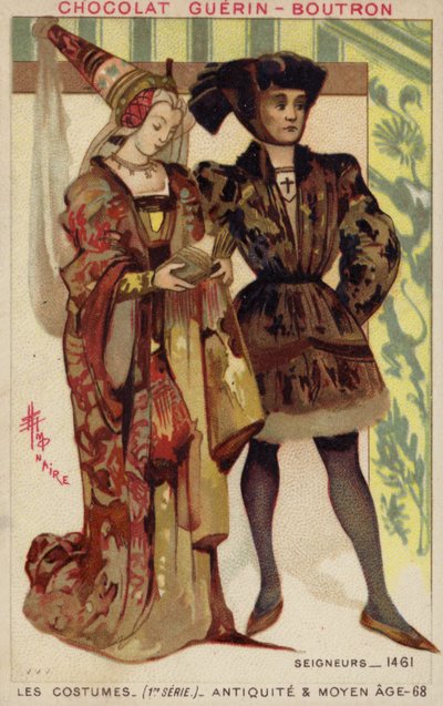 主と女性、1461 作： French School