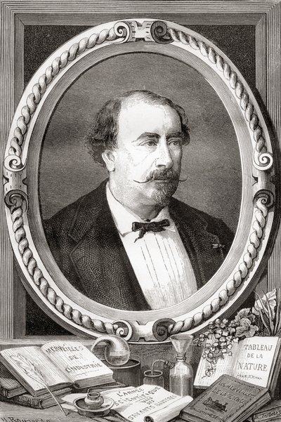 ルイ・フィギエ（フランスの科学者・作家）：『科学の傑作』（1870年刊）より 作： French School