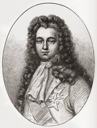 ルイフランソワマリールテリエマルクスバルベジュー、1668年1701年。フランスの政治家。 Les Heures Libresから1908年に発行されました。 作： French School