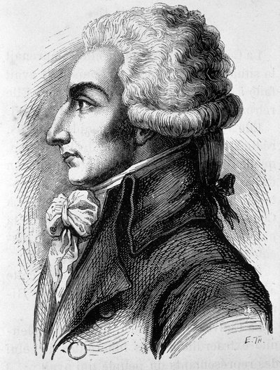 Louis Michel Lepeletier, Marquis de Saint-Fargeau (Saint Fargeau), フランスの政治家（1760年～1793年） - Henri Martin著「フランス史」にて 作： French School