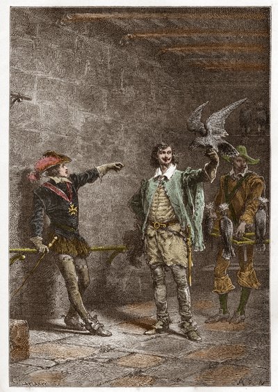 16歳のルイ13世（1601年～1643年）と寵愛を受けたリュイヌ公シャルル・ダンベール（1620年～1690年） - 16歳のルイ13世と寵愛を受けたリュイヌ公シャルル・ダンベール - 「L