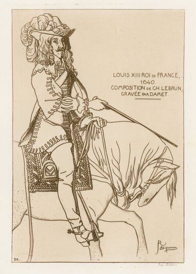 ルイ13世、フランス国王、1640年 作： French School