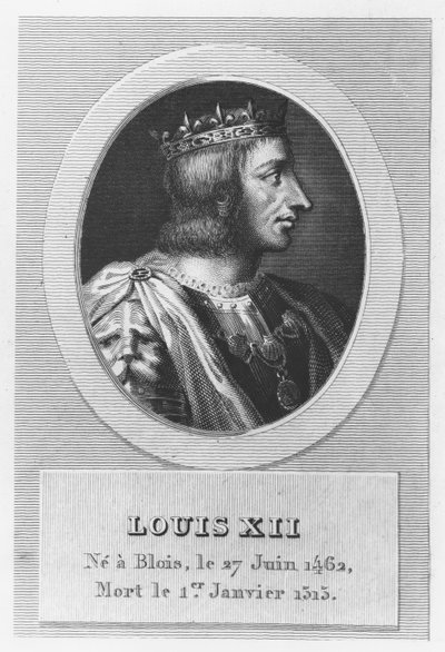 フランス国王ルイ12世（彫刻 作： French School
