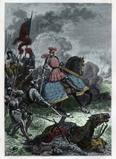 1509年5月14日、ロンバルディア州クレマ近くのアグナデルの戦いで、国王がヴェネツィア人を破った - アグナデッロの戦い - フランスのルイ12世がヴェネツィア人を破った - フランコによる「L