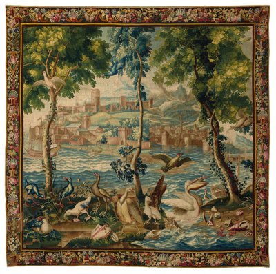 Louis XIV Beauvais「海港」タペストリー、1700年頃 作： French School