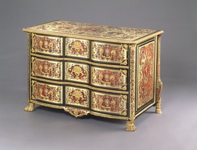 Louis XIV Boulle Commode、c.1700（べっ甲、真ちゅう、ormolu）（220158も参照） 作： French School