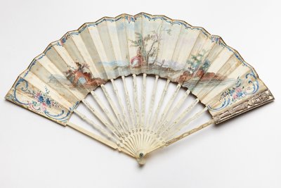 ルイ16世時代のファン、18世紀前四半期 作： French School