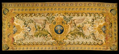 ルイ15世の家具：ヴェルサイユの王室礼拝堂の大広間の絨毯。シャイヨー製。1759年 ヴェルサイユ、シャトーの美術館。 作： French School