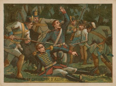 クロスターキャンプの戦いでルイ・ダサスが殺害 作： French School
