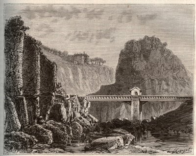 Lozere：rochers de STE-MADELEINE 作： French School