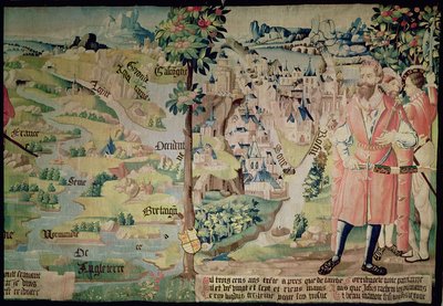 Lugdus（紀元前1672-21年）、リヨン市の代表、アラスワークショップ、1530年頃 作： French School