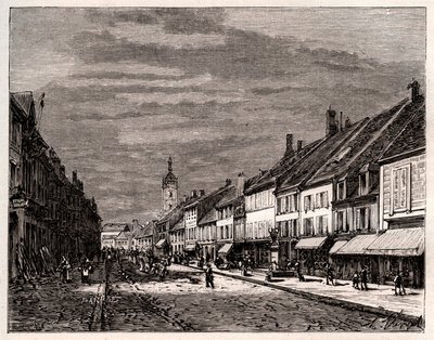 Lure - Bourgogne-Franche-Comte地域のHute-Saone県 - V.-A. Malt-Brown著「La France illustree: Geography, history, statistical administration」に掲載された彫刻。Malt-Brown著「La France illustree: geography, history, statistical administration」に掲載されている。1884 作： French School