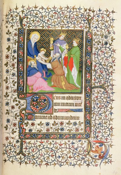 MS.McClean.80.f69r マギの崇拝、フレンチ ホラエ 作： French School