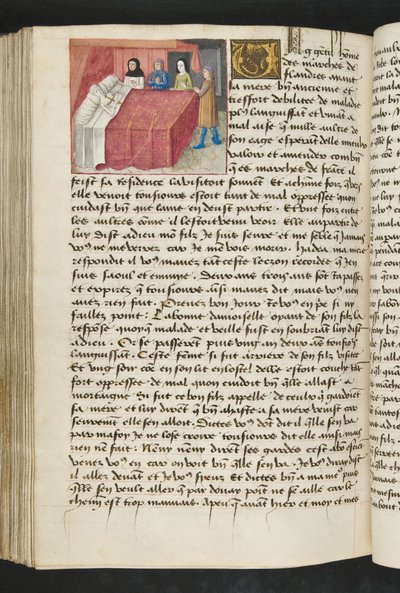 MS Hunter 252 164v Hundred News News、c.1461-62のページ 作： French School