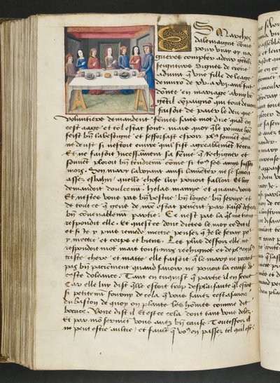 MS Hunter 252 168vページ、ハンドレッドニュースニュース、c.1461-62 作： French School