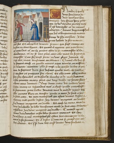 MS Hunter 252 175r Page from Hundred News News、c.1461-62 作： French School