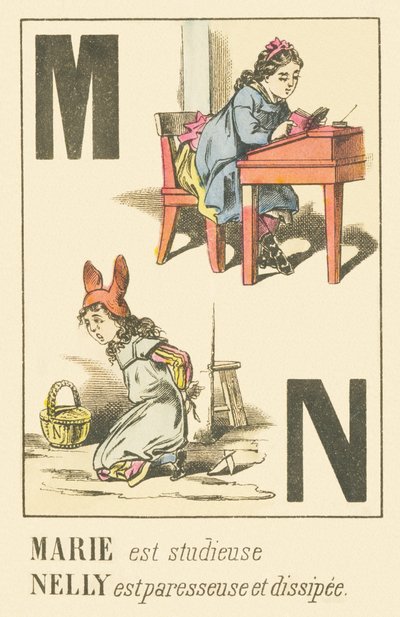 MN：マリーは勤勉ですネリーは怠惰で散逸しています 作： French School