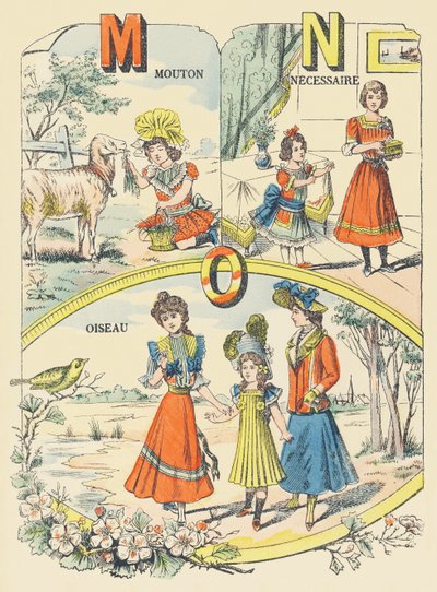 MNO：羊、必需品、鳥 作： French School
