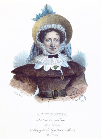 有名な女性に関する本、1833年からのボイビン夫人（1783〜1841年） 作： French School