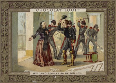 ダモワ夫人と彼女の家、1870年 作： French School