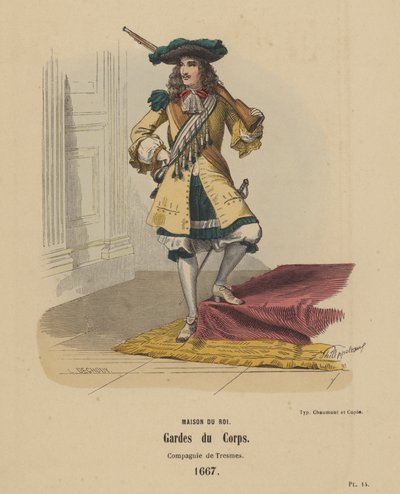 Maison Du Roi, Gardes du Corps, Compagnie de Tresmes 作： French School