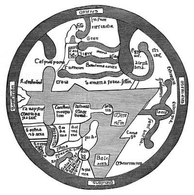 ローマ世界の地図 作： French School