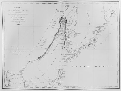 1787年にフランスのフリゲート船「La Boussole」と「L