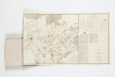 グルーチーとブルーチャーの動きを示す地図 作： French School